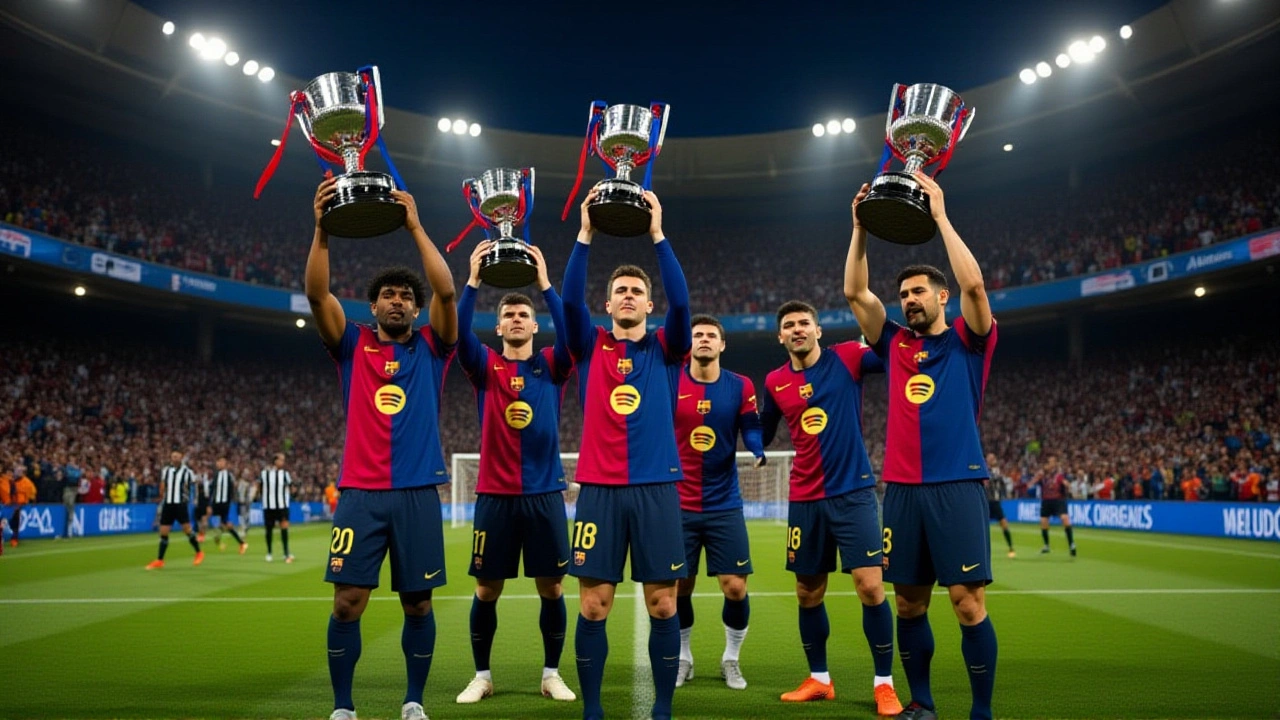 Na tabela, o Barcelona voa — e o Real Madrid respira na nuca